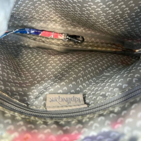 Kipling Crossbody Bag Women's Small Multi-Color Sebastian Flower Bloom Louise - Picture 9 of 10